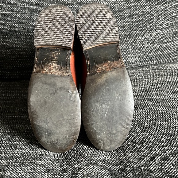 Frye Paige Short Riding Boots 5.5 Red-brown - Picture 8 of 8